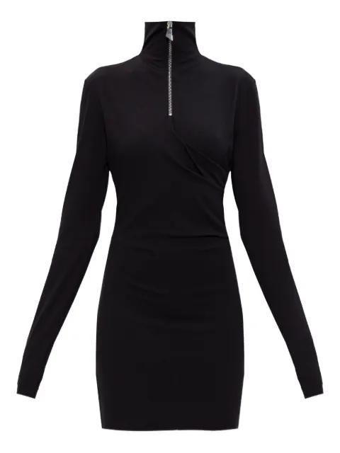 half-zip mini dress by THE ATTICO