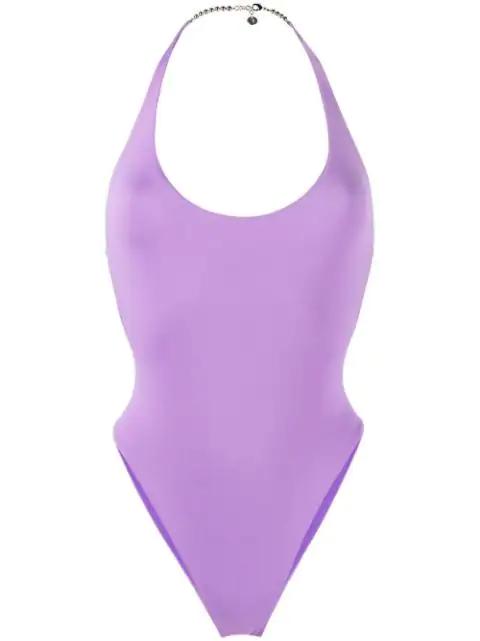 halterneck open-back swimsuit by THE ATTICO