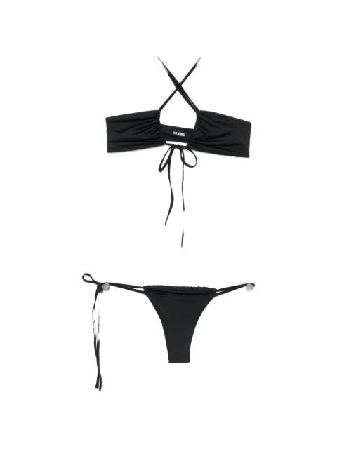 halterneck side-tie bikini by THE ATTICO