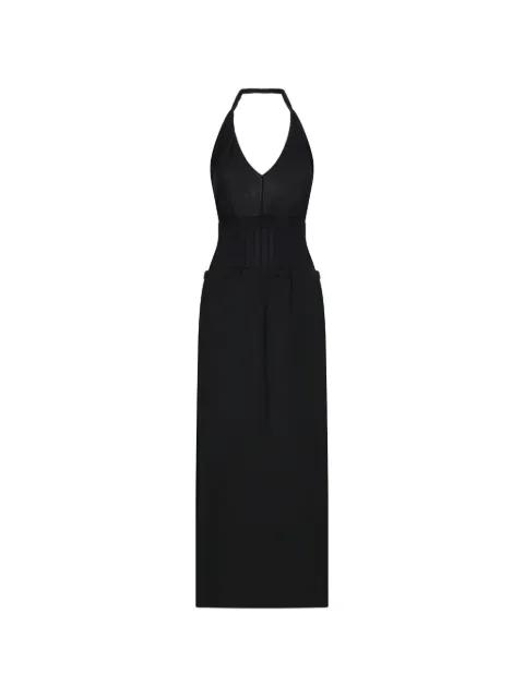 halterneck tulle dress by THE ATTICO