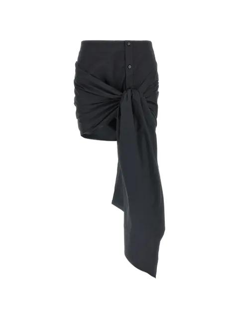 knot-detail mini skirt by THE ATTICO