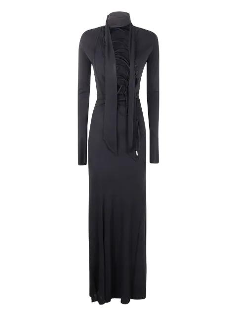 lace-up long-sleeves maxi dress by THE ATTICO