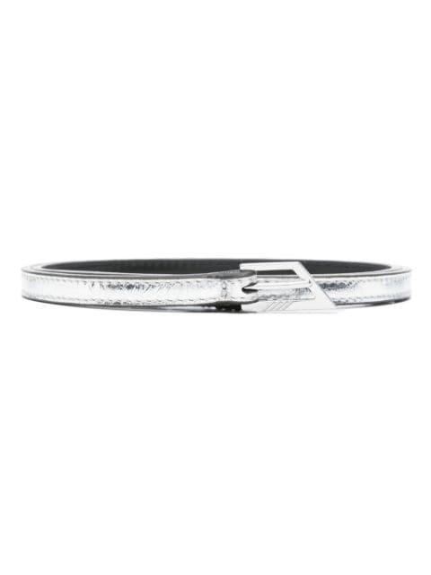 logo-buckle belt by THE ATTICO