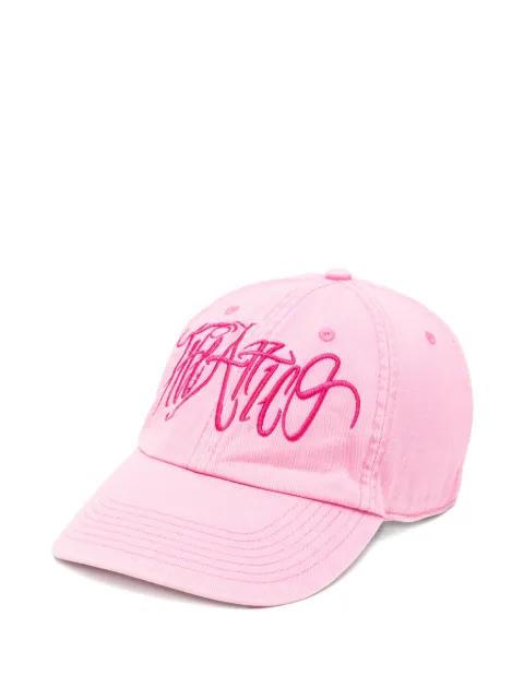 logo-embroidered baseball cap by THE ATTICO