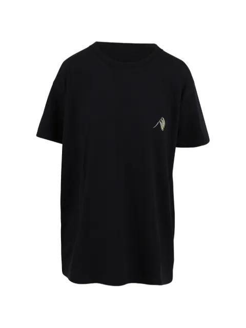 logo-print cotton T-shirt by THE ATTICO