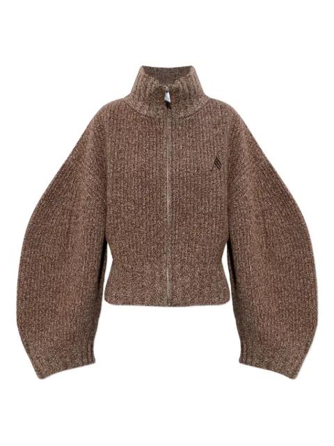 mélange-effect cardigan by THE ATTICO
