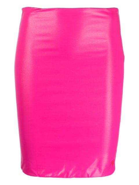 metallic sheen beach cover-up by THE ATTICO