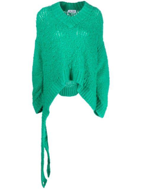 open-knit V-neck jumper by THE ATTICO