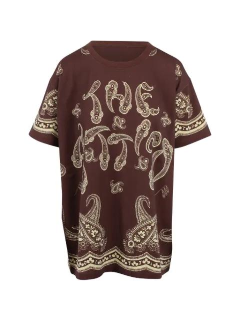 paisley-print T-shirt by THE ATTICO