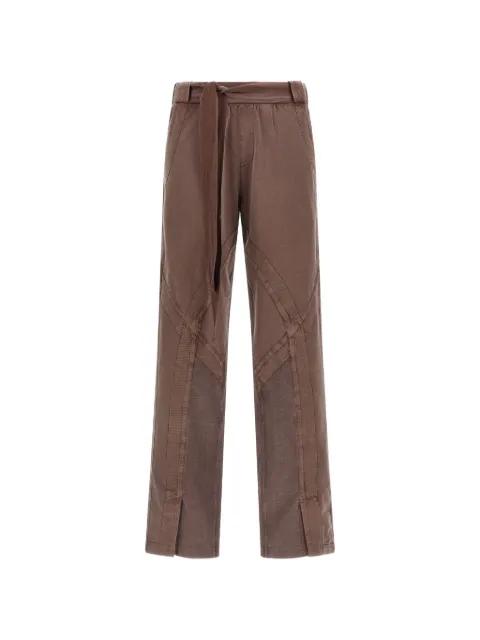 panelled split trousers by THE ATTICO