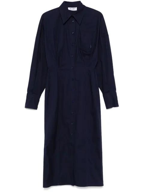 pleat-detail midi dress by THE ATTICO