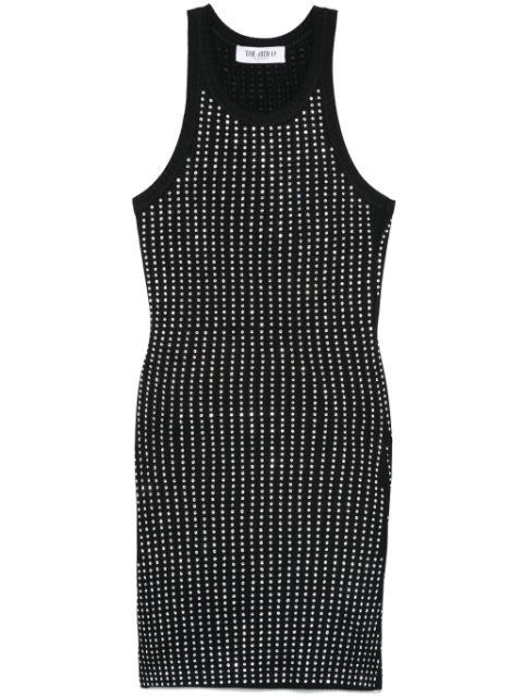 rhinestonded mini dress by THE ATTICO