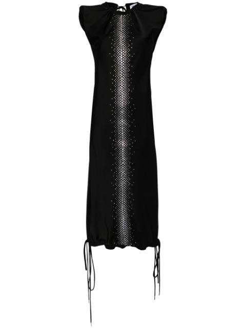 rhinestone-embellished midi dress by THE ATTICO