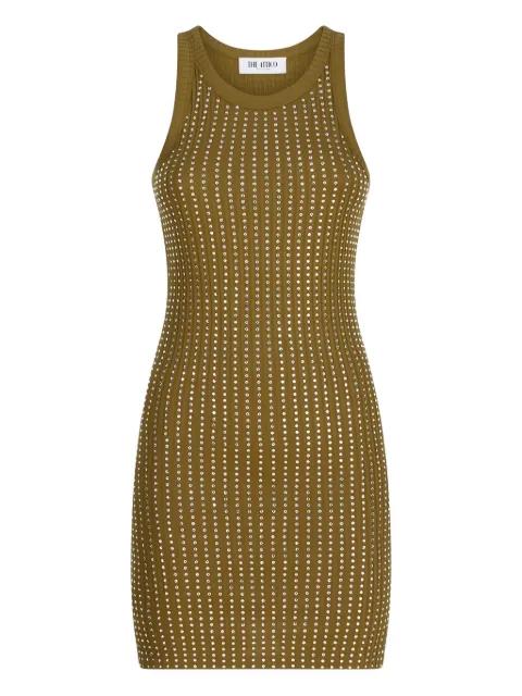 ribbed embellished midi dress by THE ATTICO