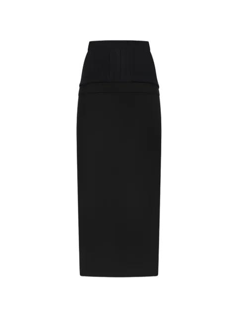 ribbed pencil skirt by THE ATTICO