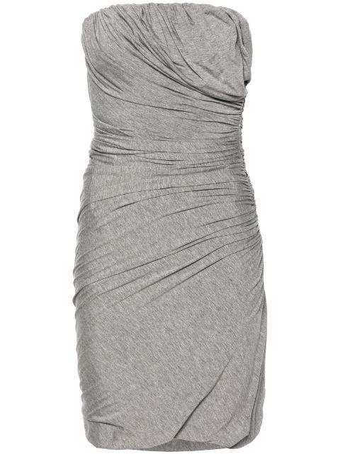 ruched jersey minidress by THE ATTICO