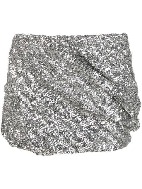 sequin-embellished miniskirt by THE ATTICO