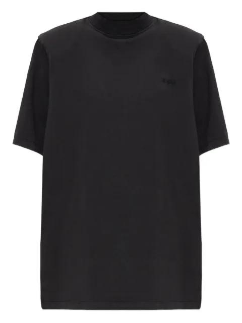 short sleeve embroidered logo T-shirt by THE ATTICO