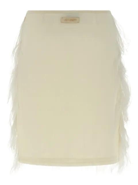 side zip-fastening mini skirt by THE ATTICO