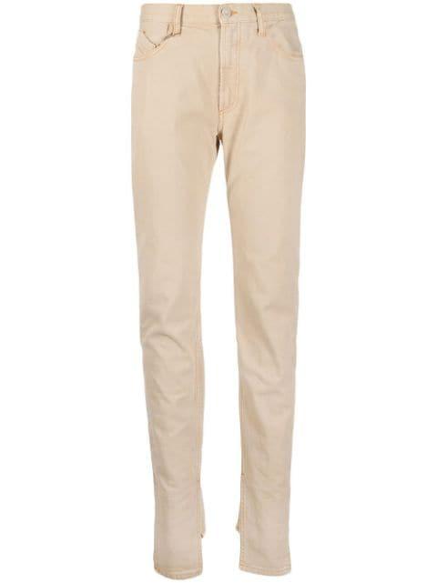 slit-hem straight-leg jeans by THE ATTICO