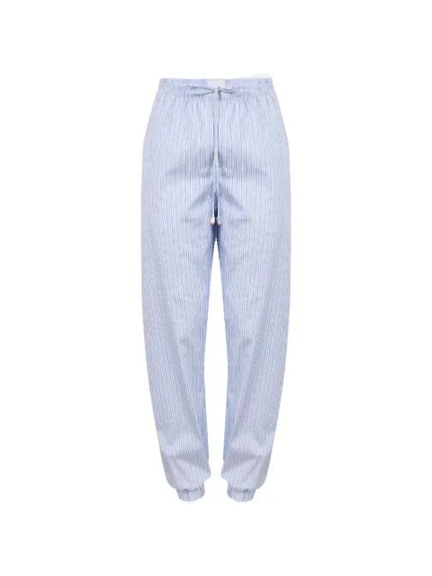 striped drawstring trousers by THE ATTICO