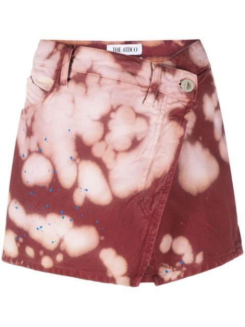 tie-dye miniskirt by THE ATTICO