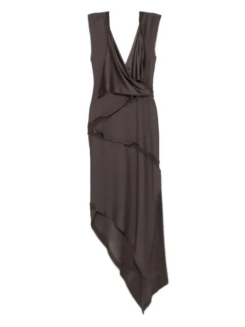twist-detailing midi dress by THE ATTICO