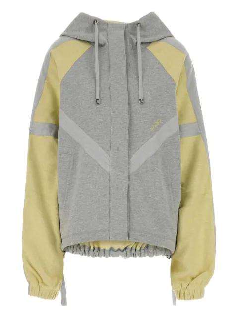 two-tone hoodied jacket by THE ATTICO