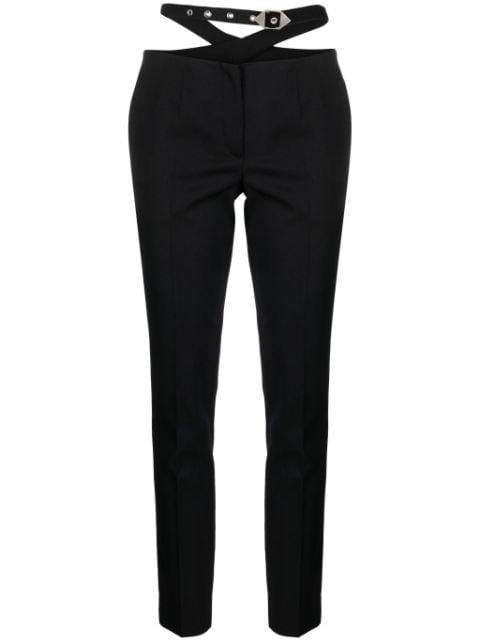 waist-strap wool trousers by THE ATTICO