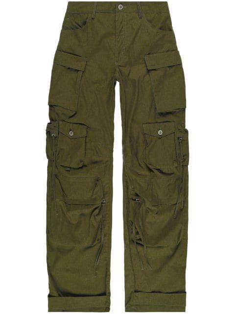 wide-leg cargo pockets by THE ATTICO