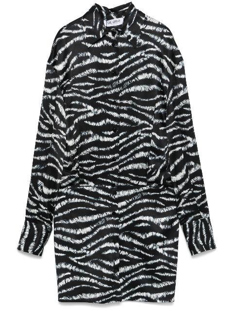 zebra-print mini dress by THE ATTICO