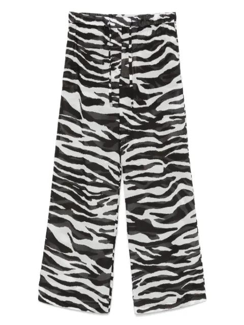 zebra-print sheer trousers by THE ATTICO