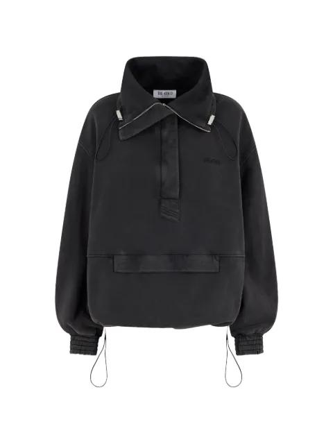 zip detail sweatshirt by THE ATTICO