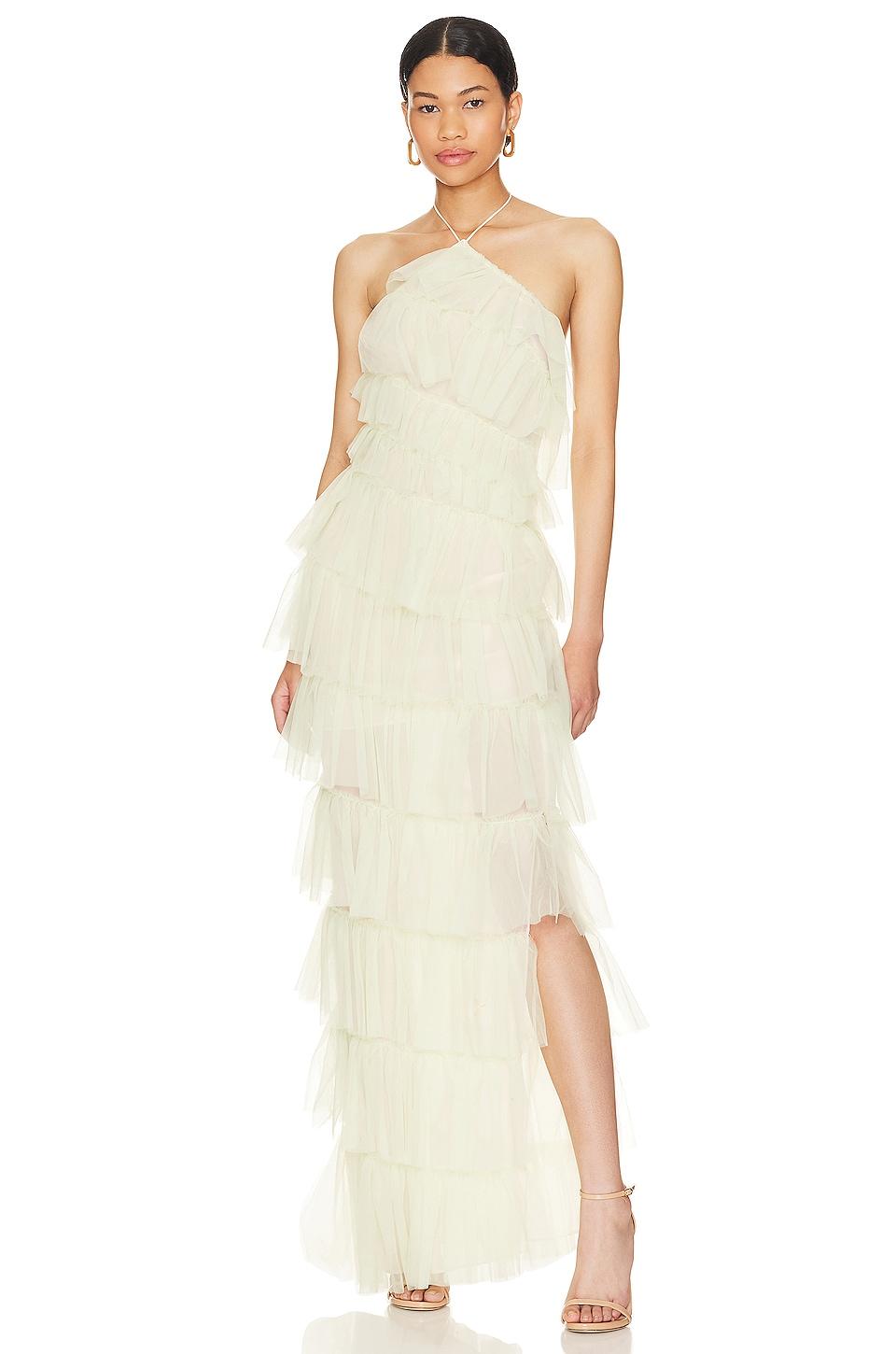 The Bar Henri Gown in Yellow by THE BAR