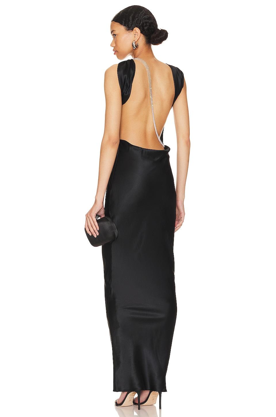 The Bar Pierre Gown in Black by THE BAR