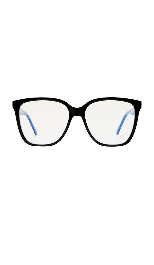 The Book Club Tittle Linen Optical Eyeglasses in Black by THE BOOK CLUB