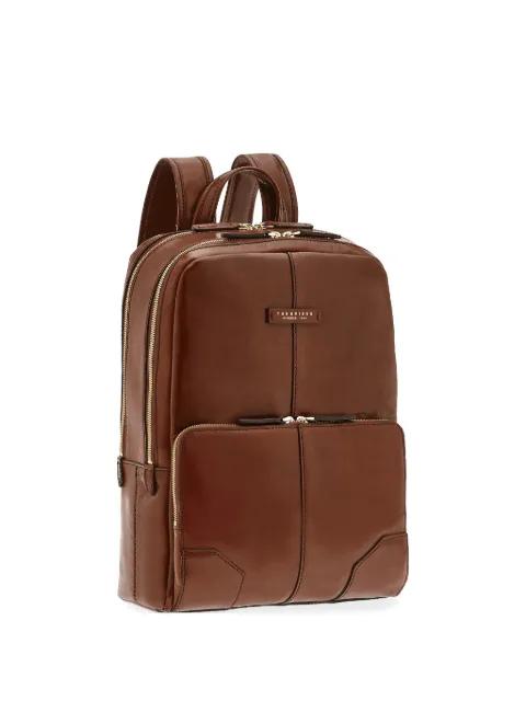 Vespucci leather double-zip backpack by THE BRIDGE