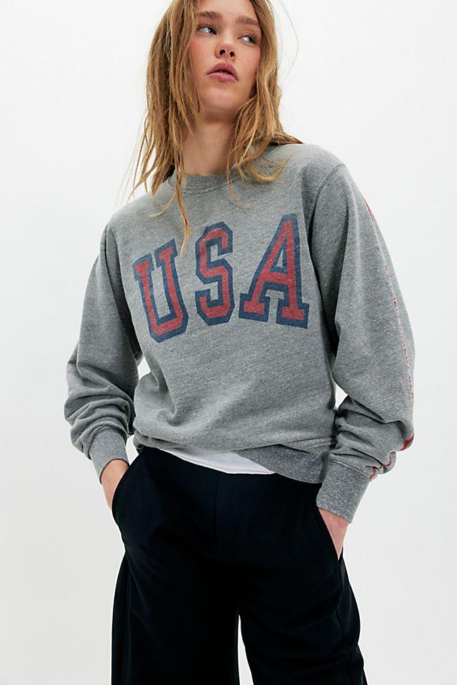 The Bureau USA Heather Terry Sweatshirt by THE BUREAU | FREE PEOPLE