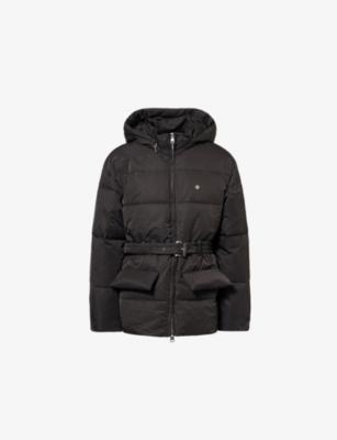 Belted Padded Shell Jacket by THE COUTURE CLUB