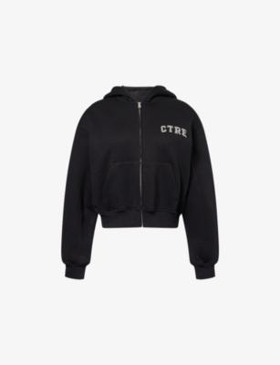 CTRE Logo-Embroidered Cotton Hoody by THE COUTURE CLUB
