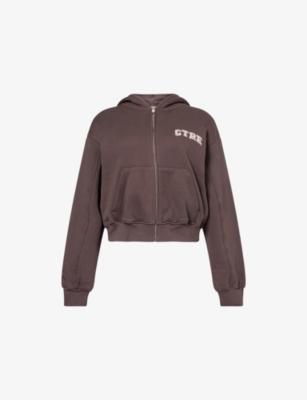 CTRE Logo-Embroidered Cotton Hoody&nbsp; by THE COUTURE CLUB