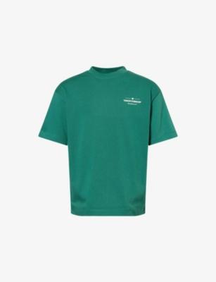 Copyright Graphic Text-Print Cotton T-Shirt by THE COUTURE CLUB