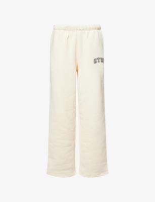 Drawstring Straight-Leg Cotton-Jersey Joggers by THE COUTURE CLUB