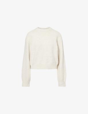 Emblem Embroidered Crewneck Knitted Jumper by THE COUTURE CLUB