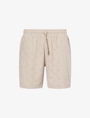 Emblem Towelling Cotton-Blend Short by THE COUTURE CLUB