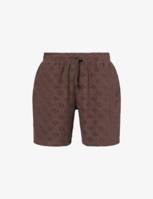 Emblem Towelling Cotton-Blend Short by THE COUTURE CLUB