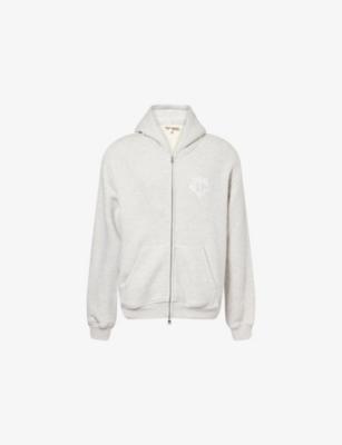 Monogram Emblem Relaxed-Fit Cotton-Blend Hoodie by THE COUTURE CLUB