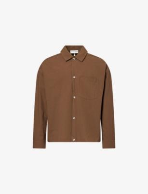 Relaxed-Fit Patch-Pocket Cotton Shirt by THE COUTURE CLUB