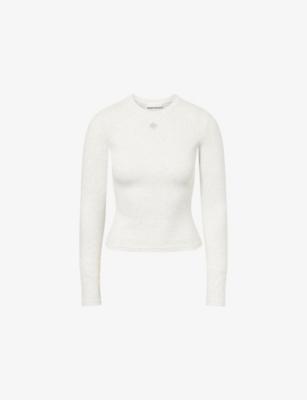 Sculpt Long-Sleeve Cotton-Jersey Top by THE COUTURE CLUB