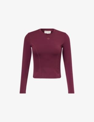 Sculpting Crossover Stretch-Woven Top by THE COUTURE CLUB